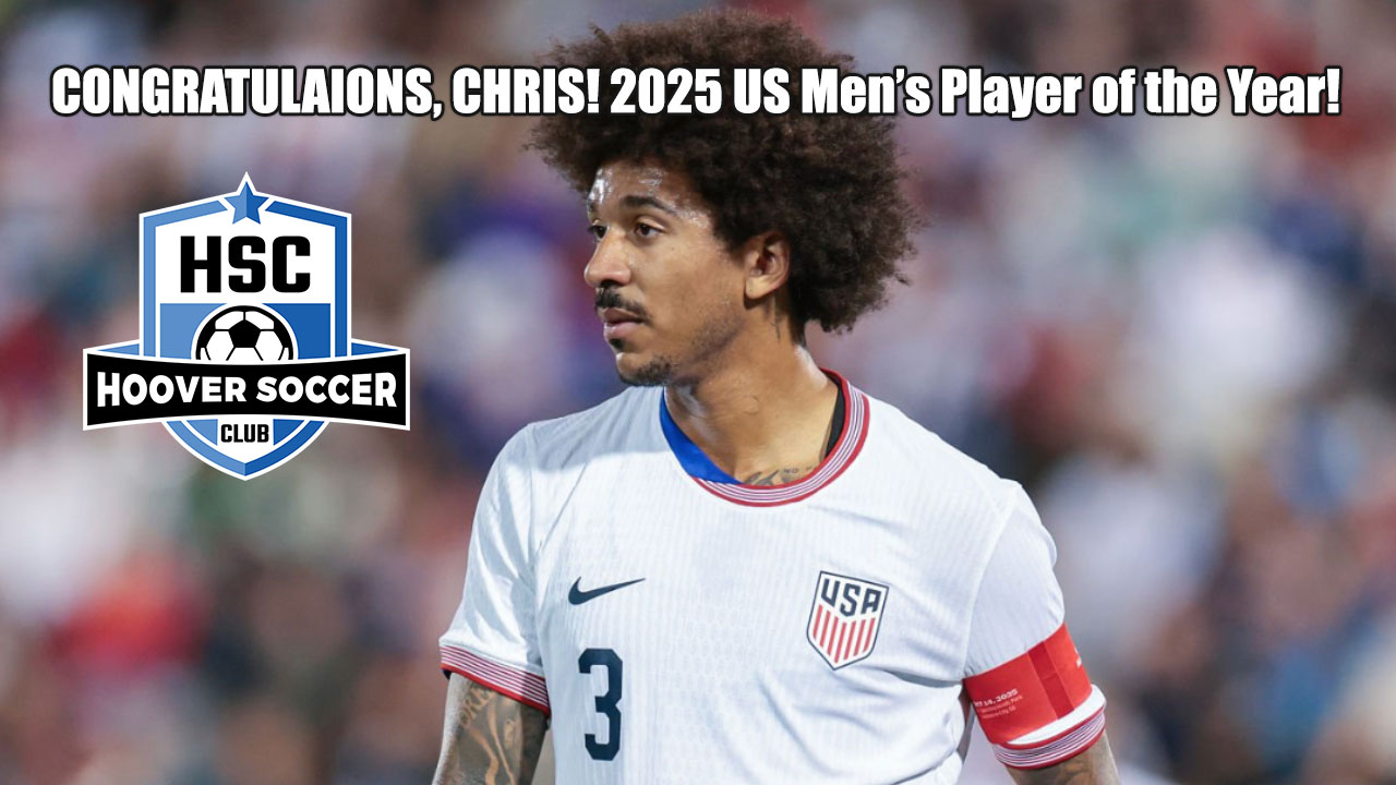 Former HSC Player & Birmingham Native Chris Richards named U.S. Men’s Player of the Year
